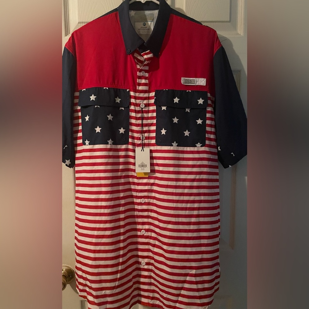 Mens Button Down Shirt Large Tall nwt